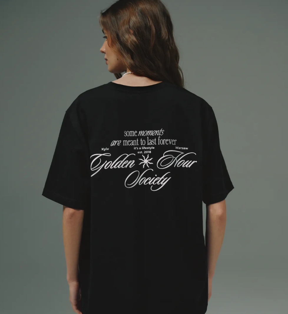 044 GARDEN T-shirt unisex golden hour black