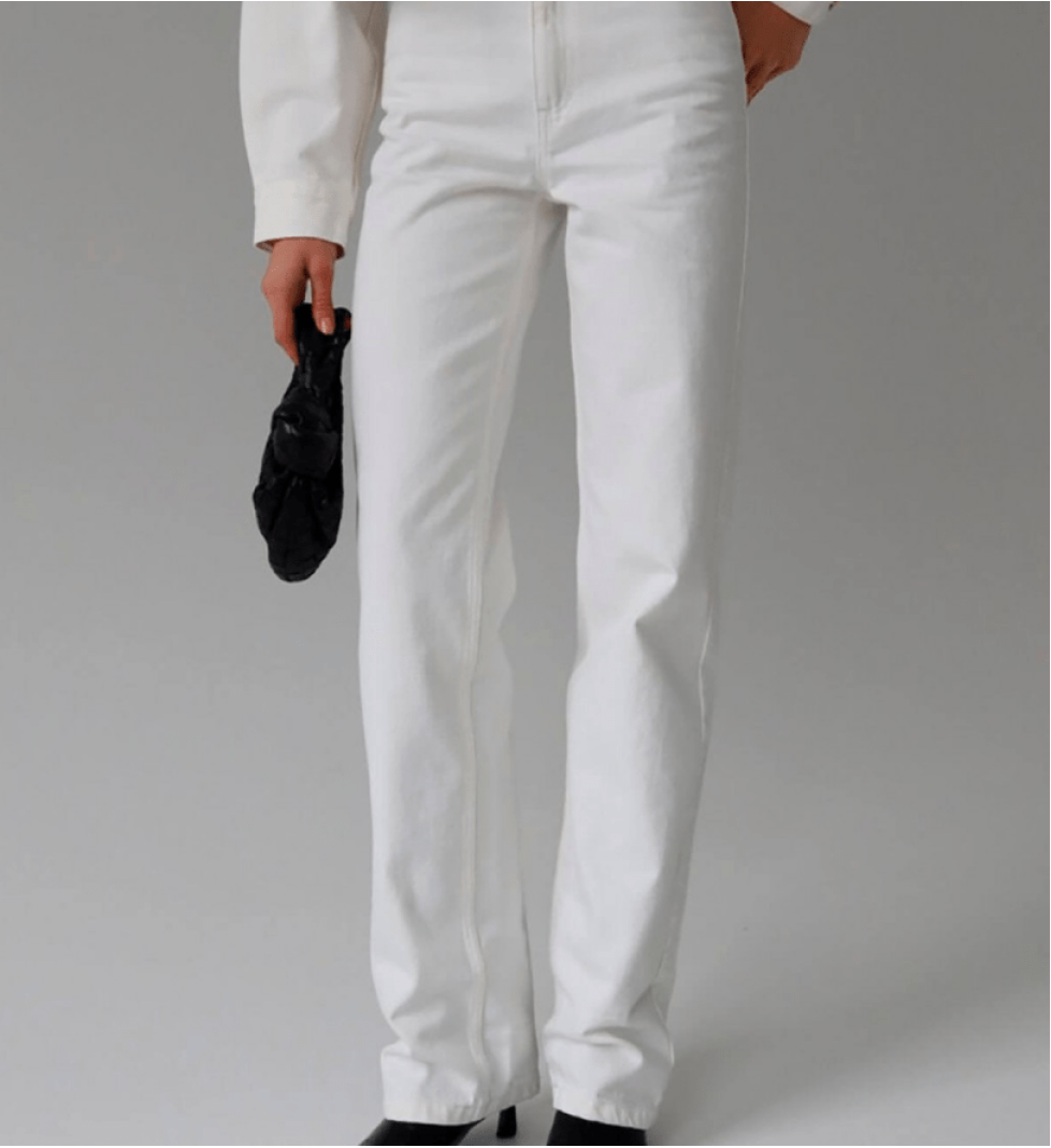 AISENBERG Jeans Mia White