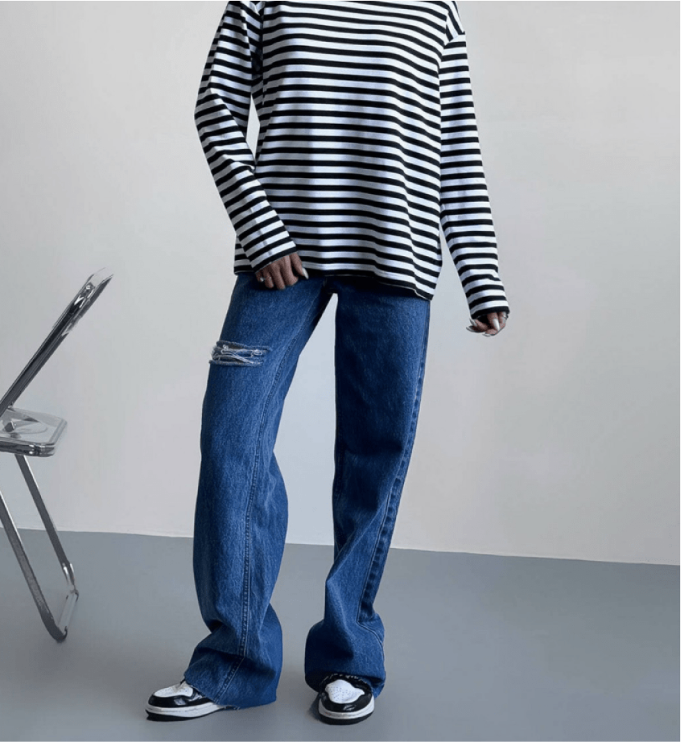 AISENBERG Straight cut jeans Lola