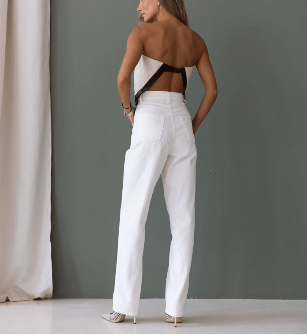 AISENBERG straight cut jeans Tina