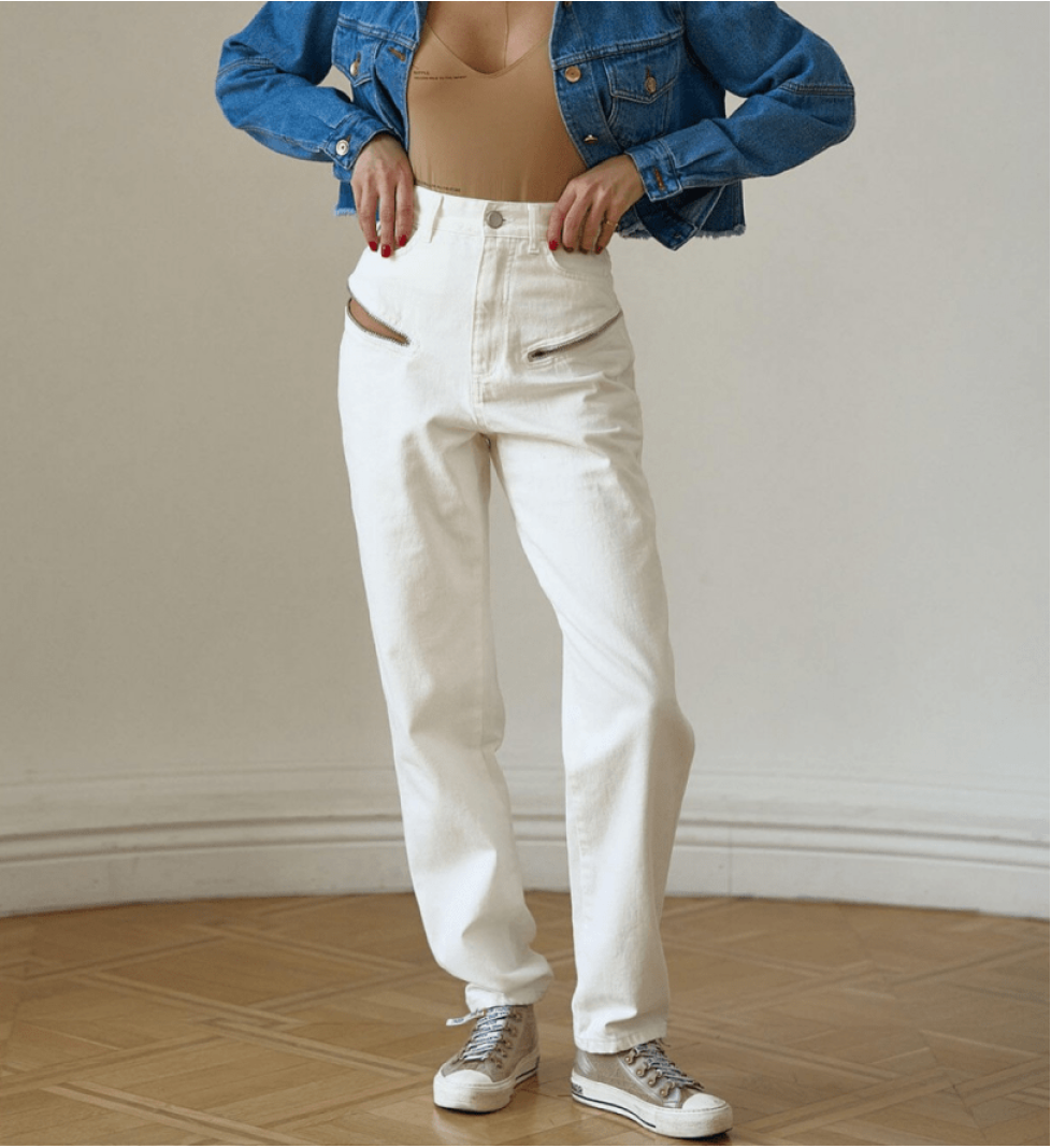 AISENBERG ZIP jeans