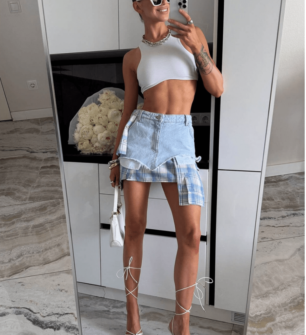 AISENBERG Rio skirt shorts