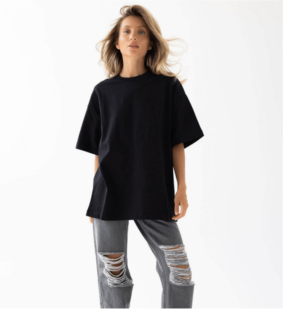 AISENBERG Oversize T-shirt Black