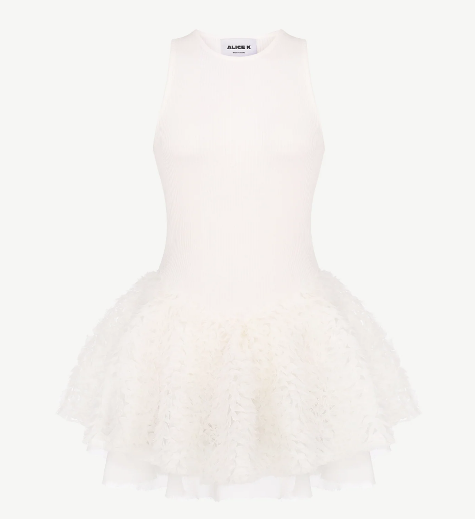 ALICE.K Jane dress white