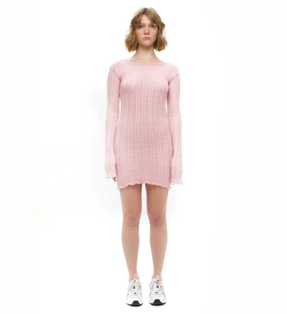 ALICE.K knitted dress pink