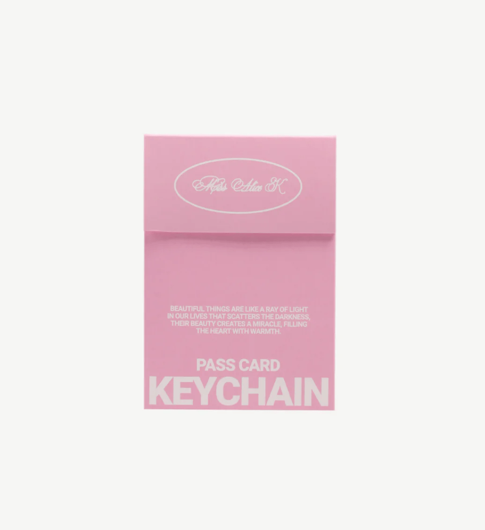 ALICE.K "Card Pass" keychain