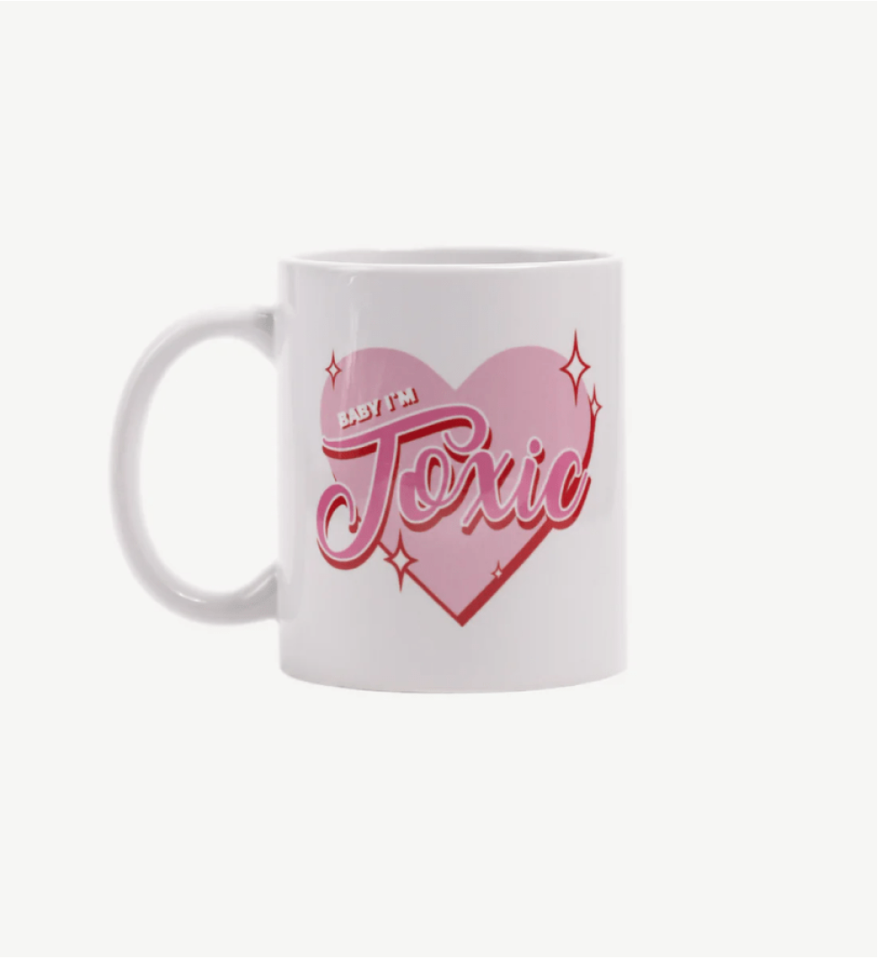 ALICE.K "Toxic" mug white