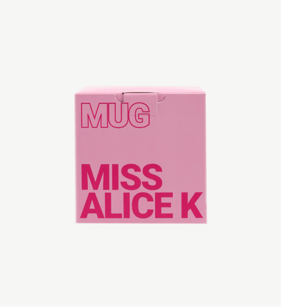 ALICE.K "Toxic" mug white