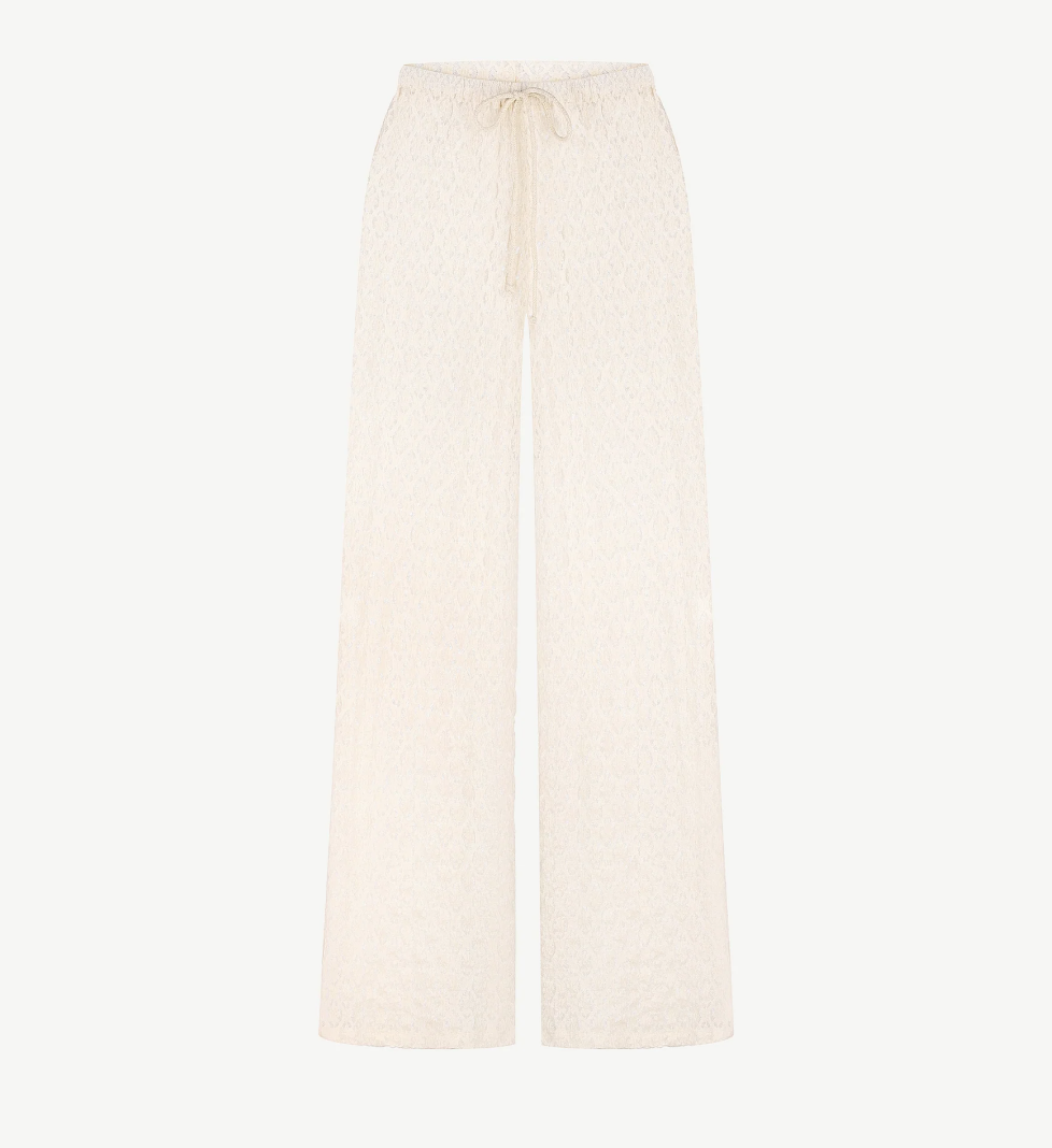 ALICE.K Lisa lace pants milk