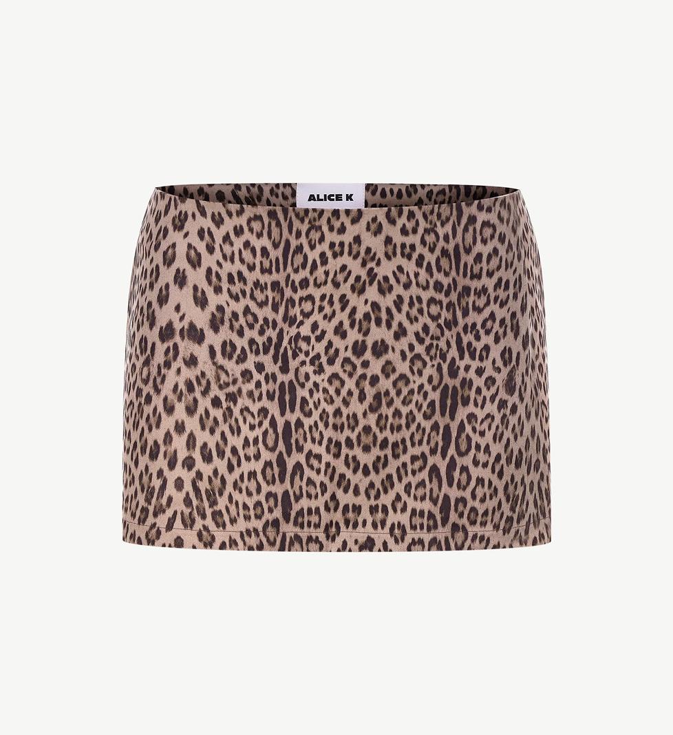 Leopard skin mini scarf Alice.K