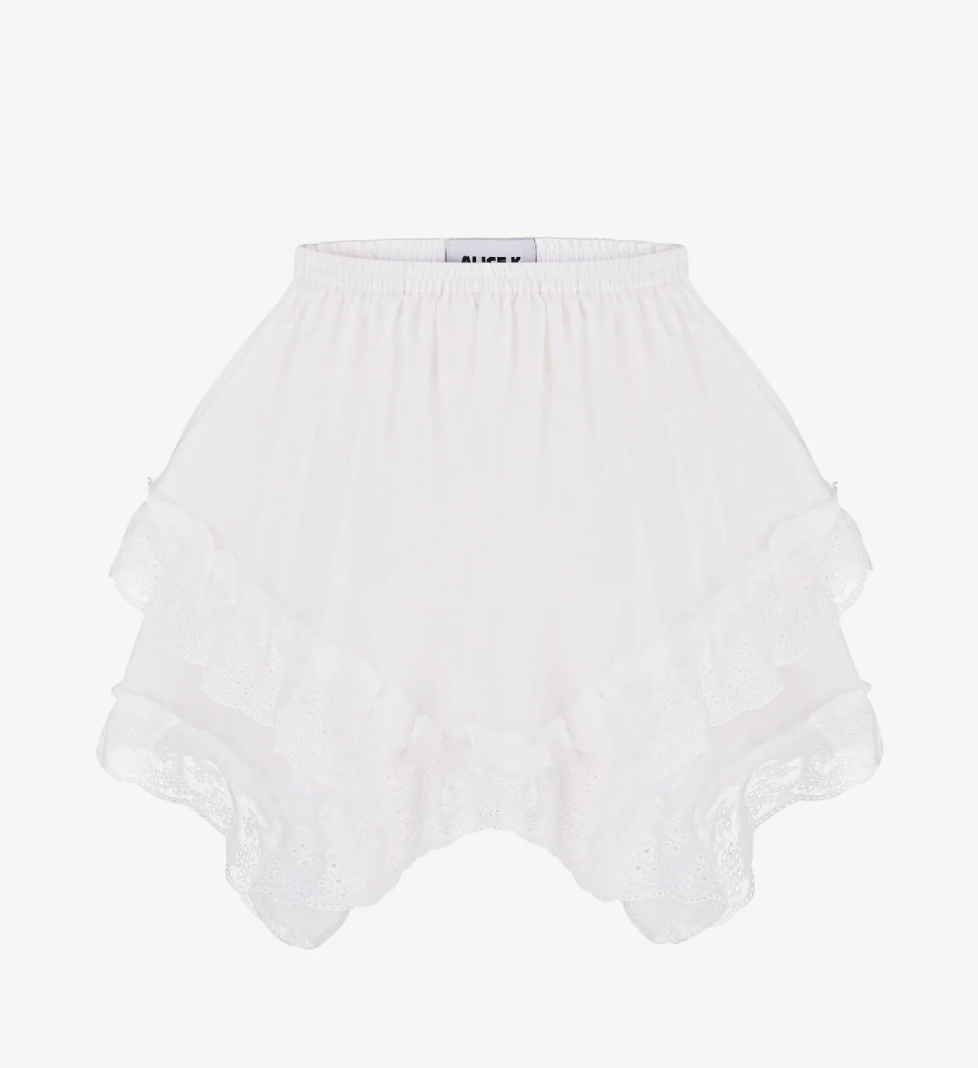 ALICE.K Skirt "Rosie" white