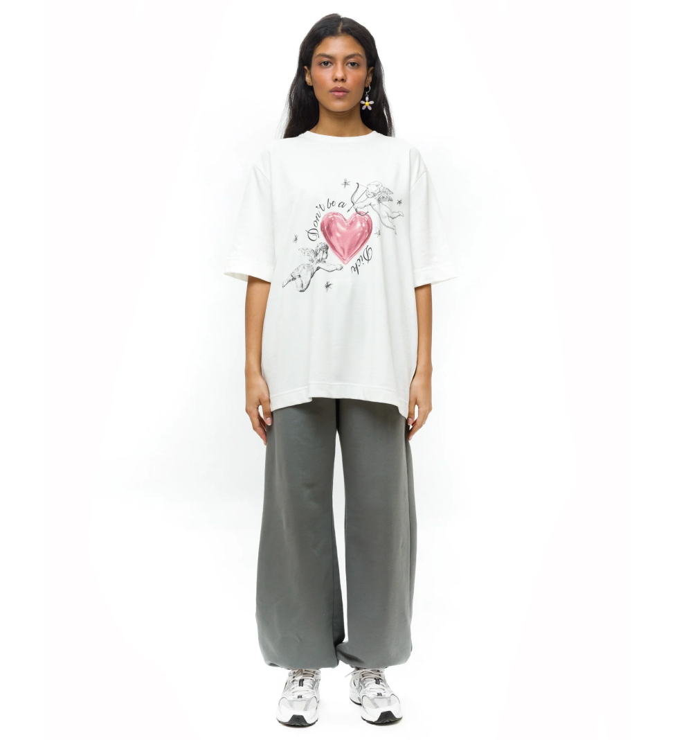 ALICE.K "Don’t Be A Dick" T-shirt white
