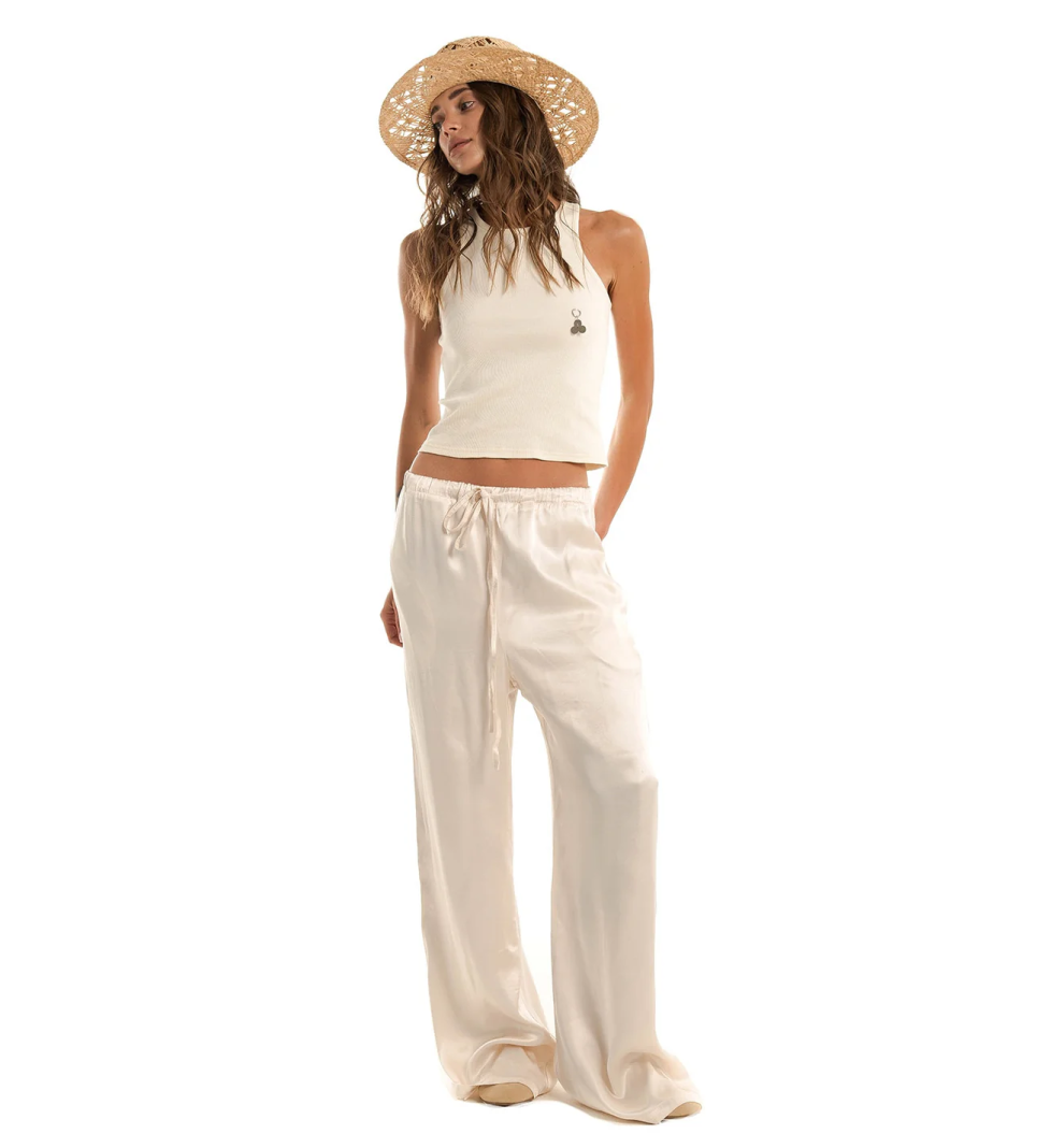 ALICE.K ribbed top in milk