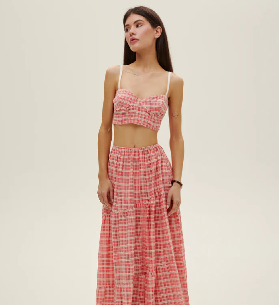 ALICE.K Camilla top red