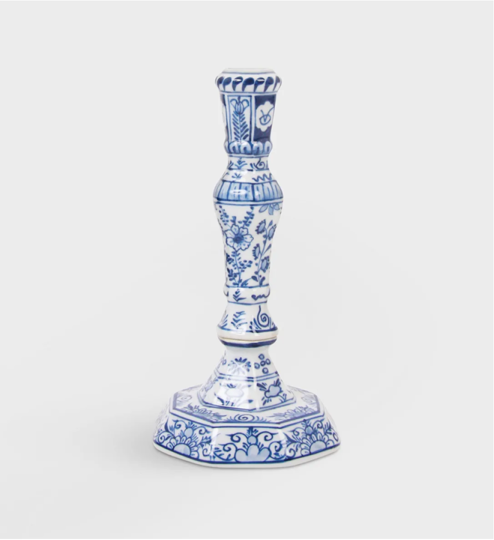 &k amsterdam Candle holder Delftware