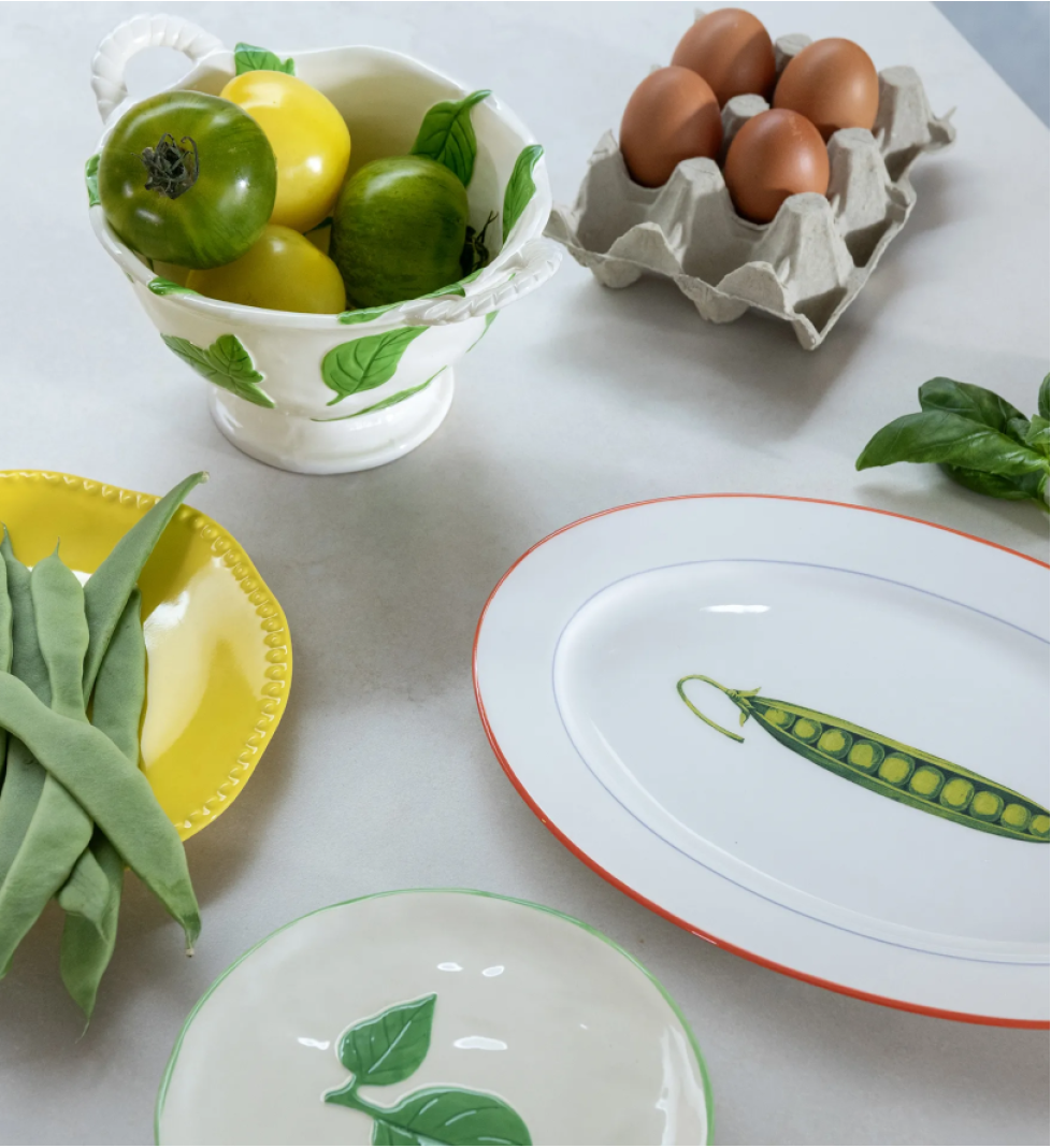 &k amsterdam Plate perle yellow set of 2