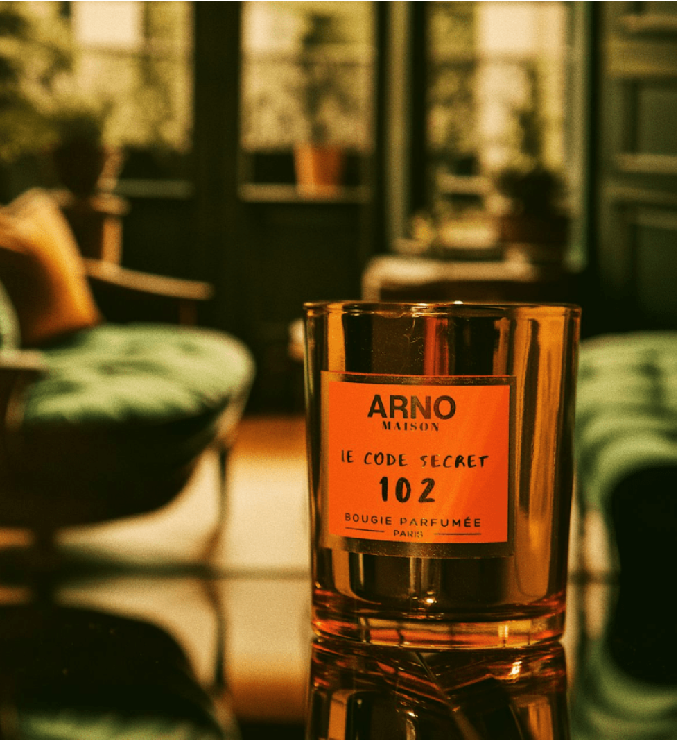 ARNO scented candle “102” Collection Le Code Secret