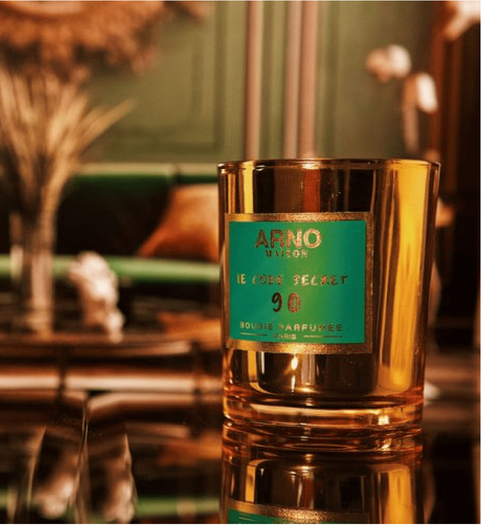 ARNO scented candle "90" Le Code Secret Collection