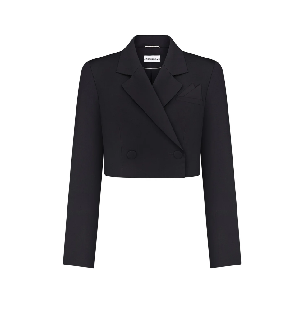 ARUTIUNOVA blazer cropped black