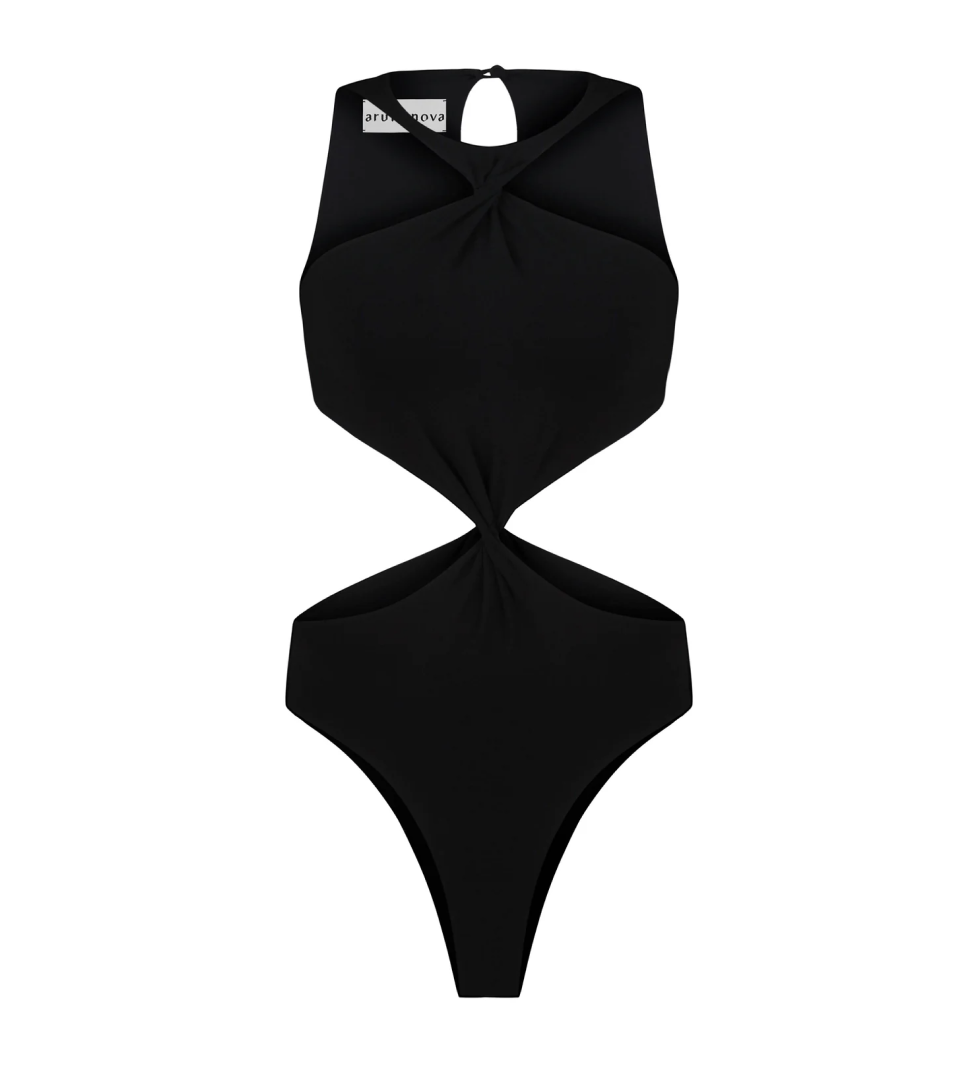 ARUTIUNOVA cut out bodysuit black