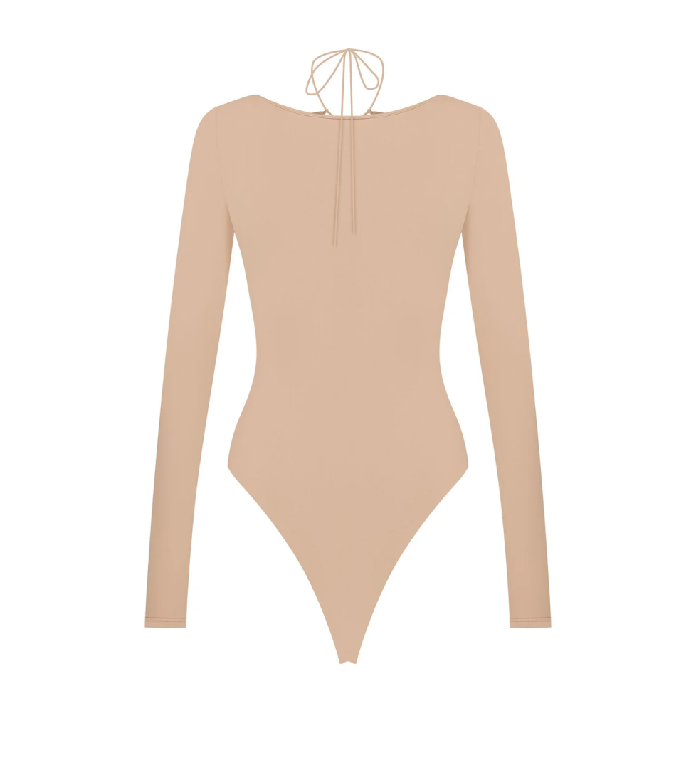 ARUTIUNOVA double-sided bodysuit beige