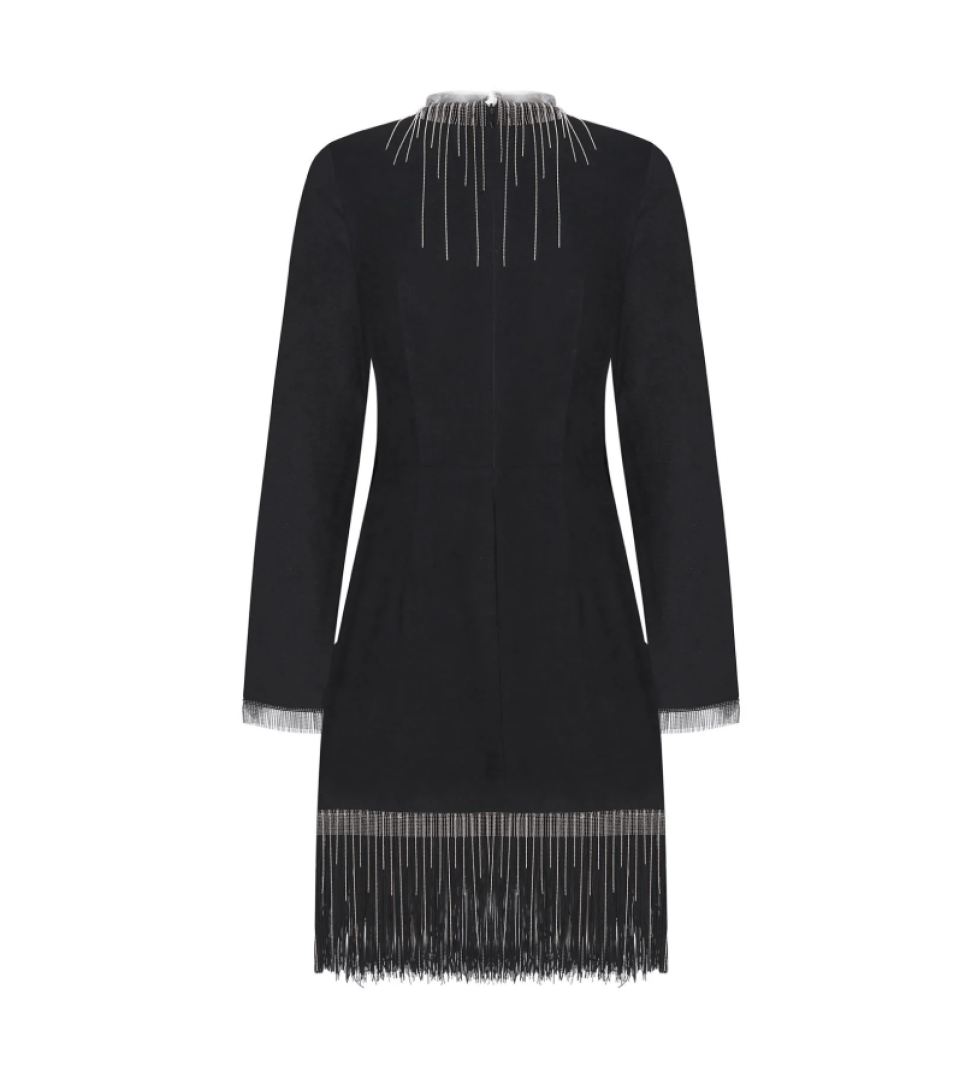 ARUTIUNOVA black velvet cocktail dress