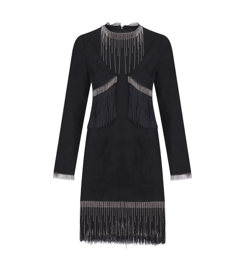 ARUTIUNOVA black velvet cocktail dress