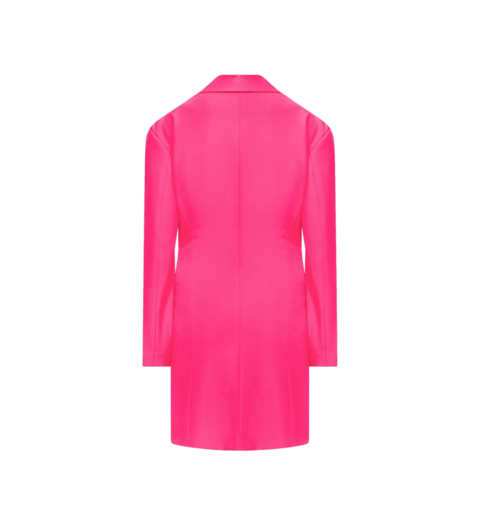 ARUTIUNOVA longline blazer style dress pink