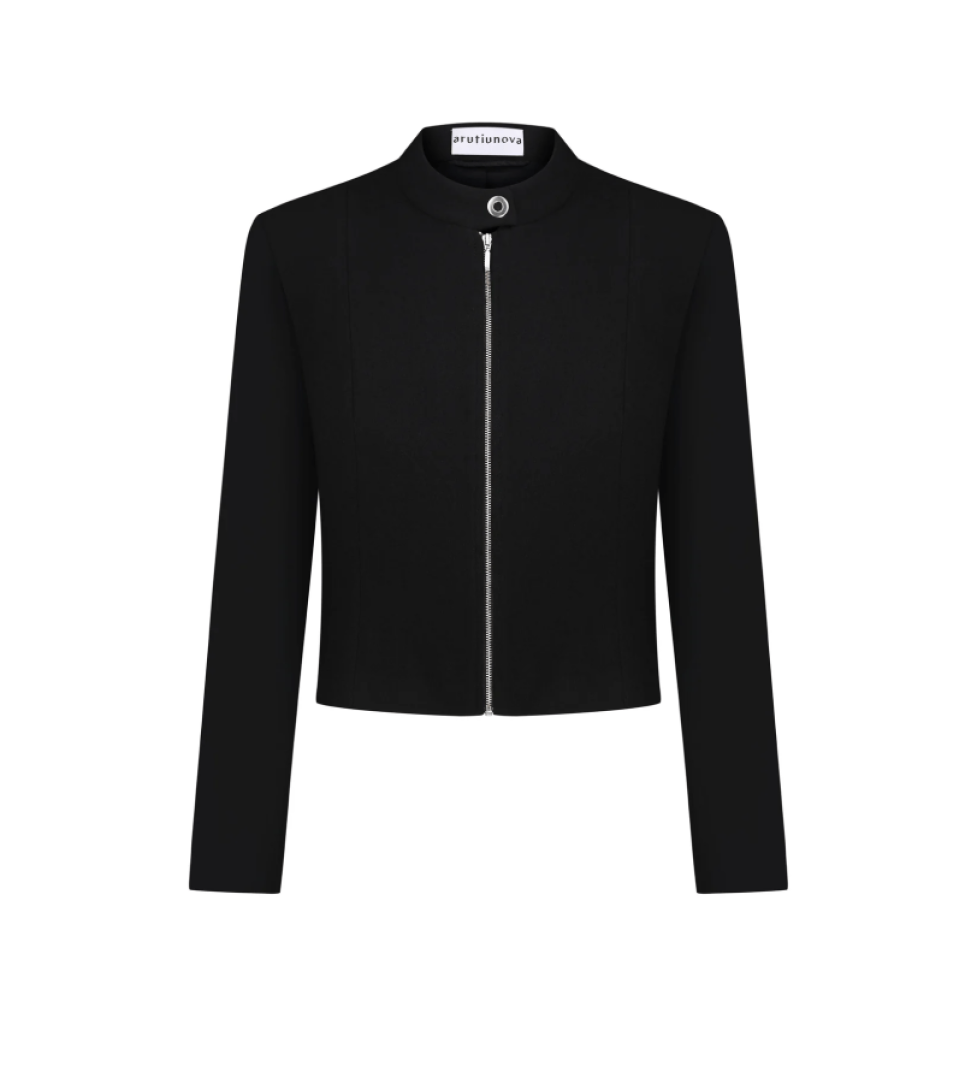 ARUTIUNOVA jacket with zipper black