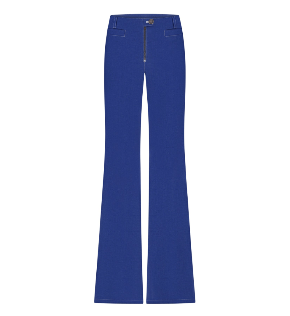 ARUTIUNOVA bootcut flare jeans cobalt