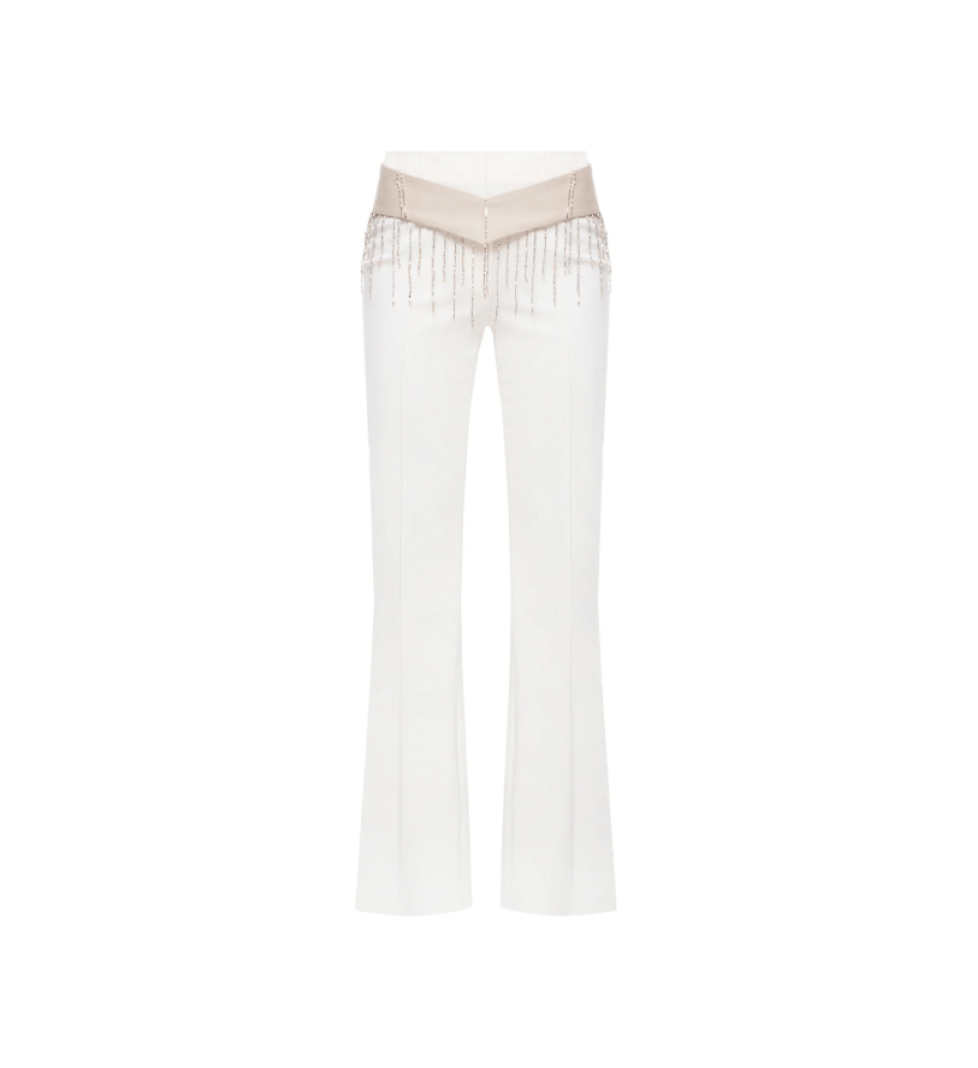 ARUTIUNOVA hips belt with decoration dark beige