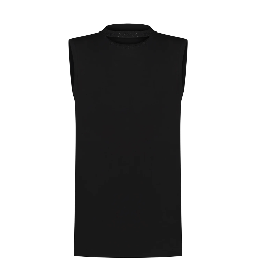 ARUTIUNOVA sleeveless T-shirt black