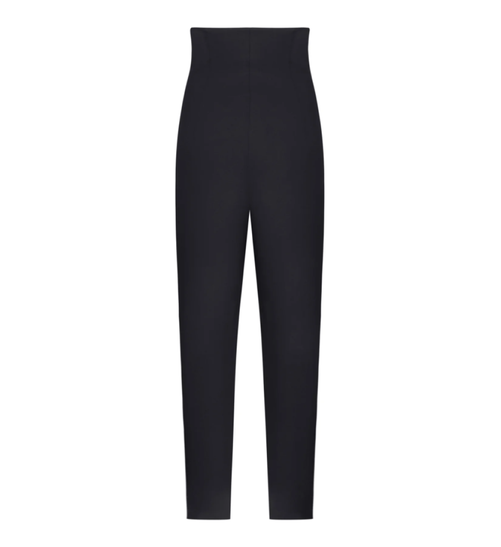 ARUTIUNOVA high-waisted trousers black