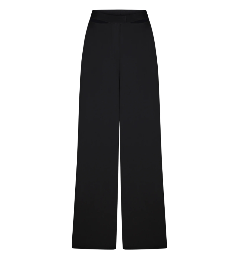 ARUTIUNOVA wide leg trousers black