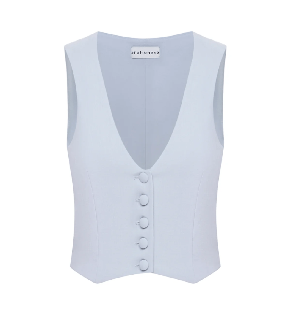 ARUTIUNOVA suit waistcoat blue