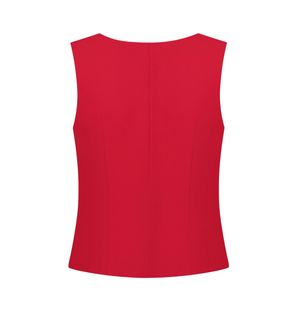 ARUTIUNOVA waistcoat tailored red