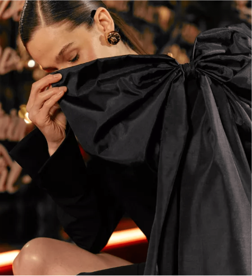 BAZHANE Bow Gala Black