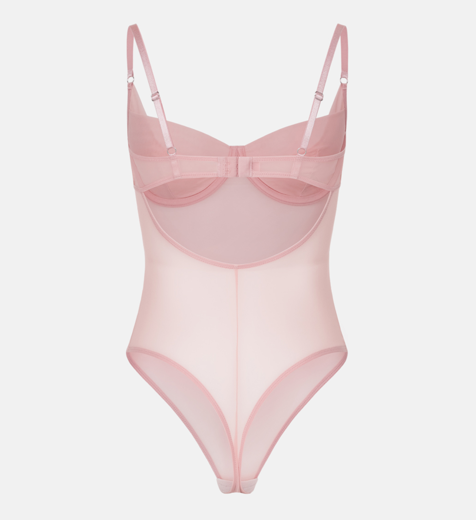 BAZHANE Eventide pink bodysuit