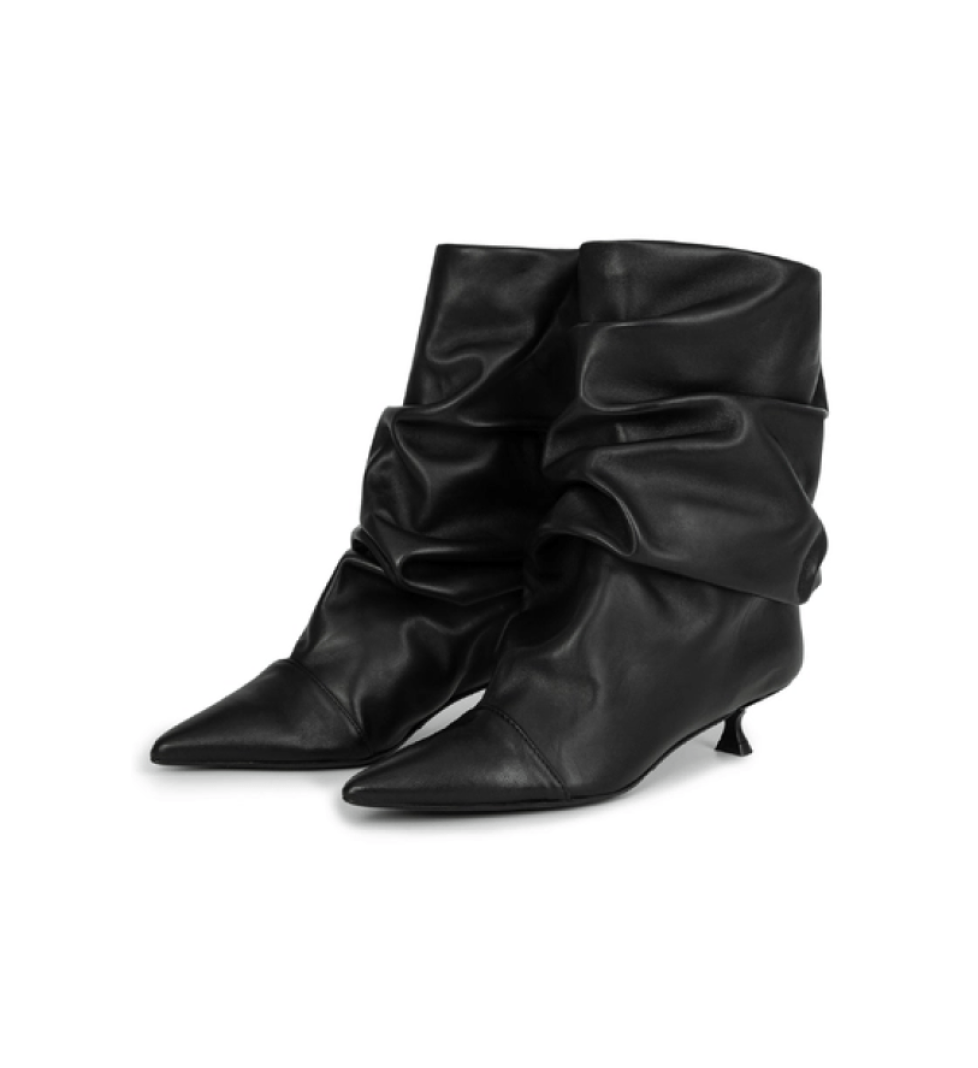 BAZHANE Ankle boots Accordion black