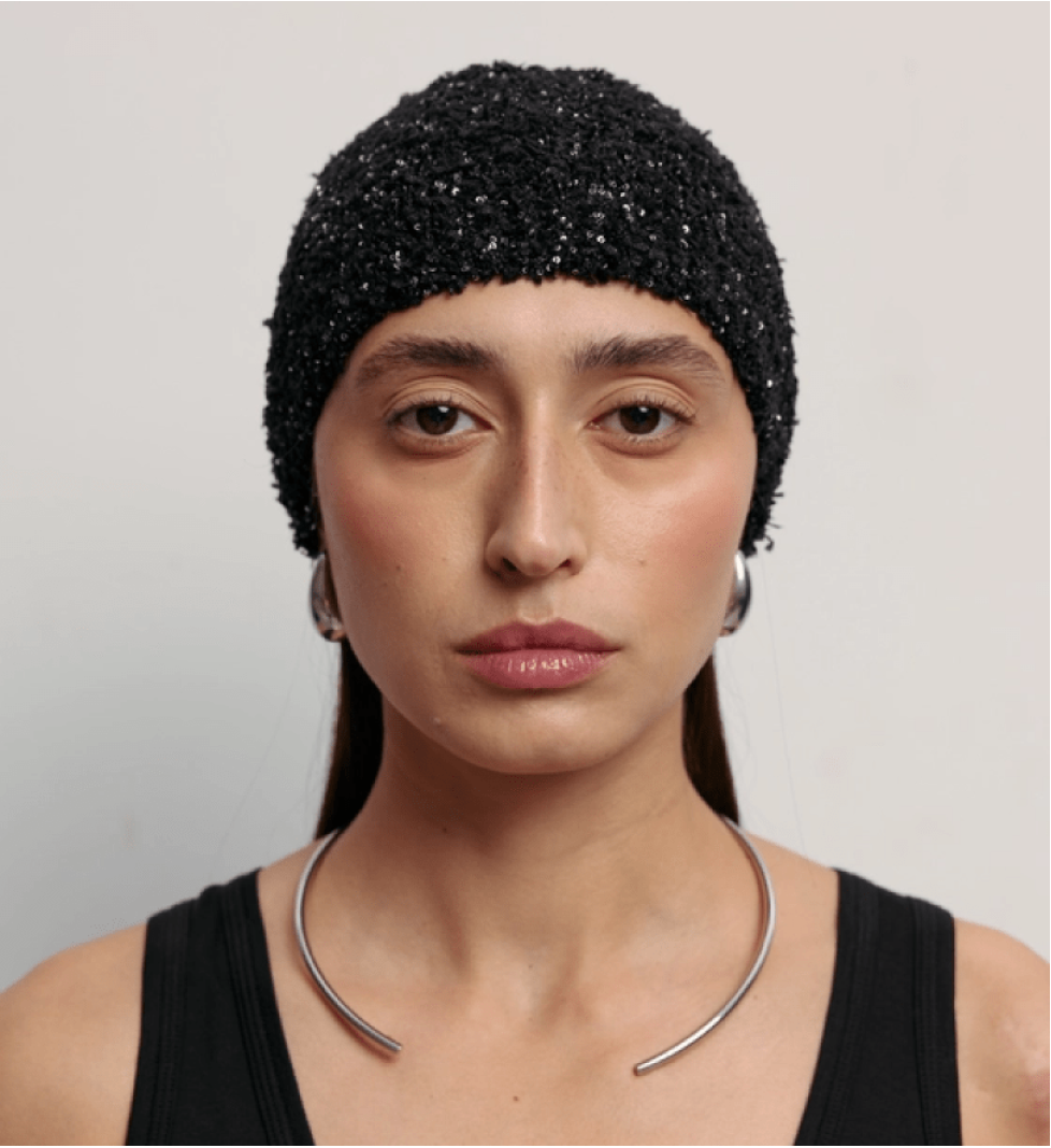 BAZHANE Sequin hat