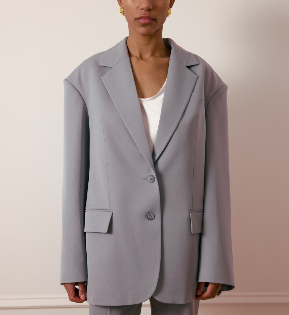 BAZHANE Daddys cotton jacket grey