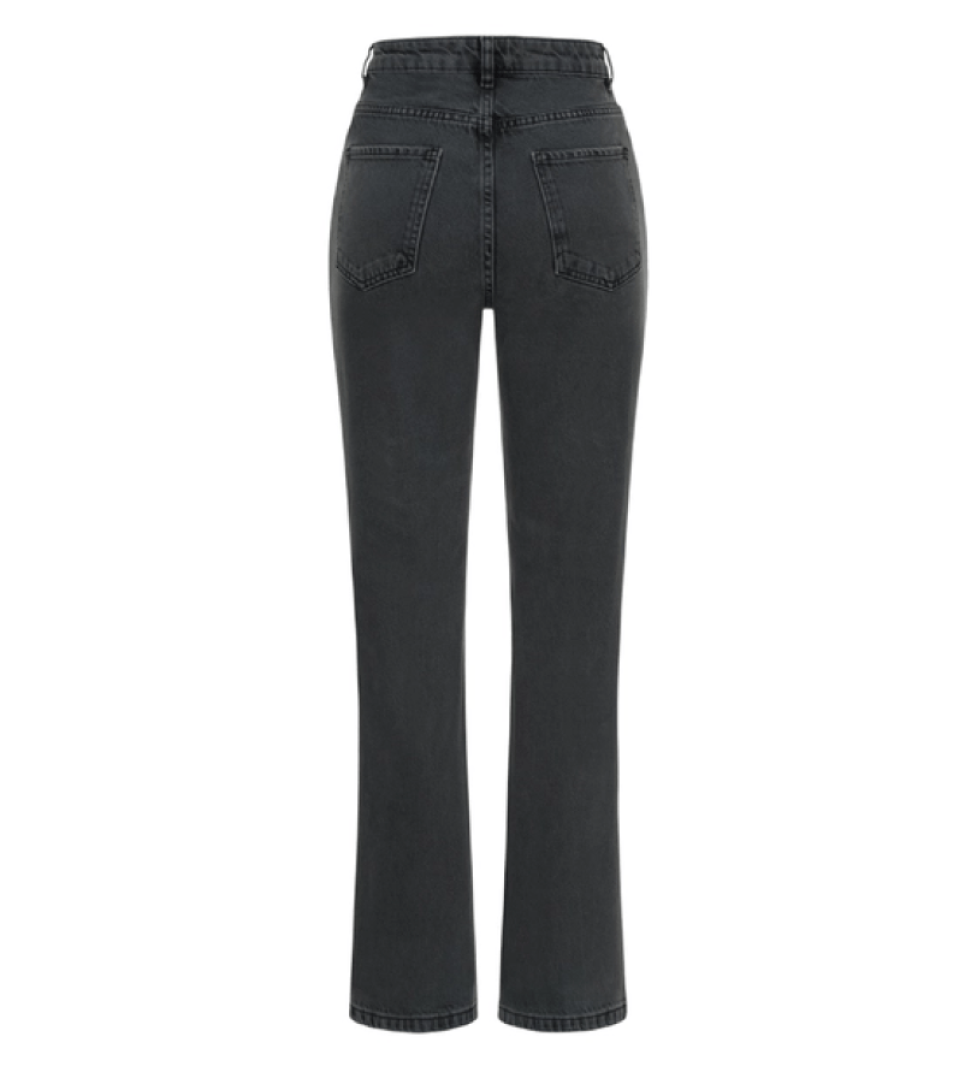 BAZHANE Straight cut jeans grey