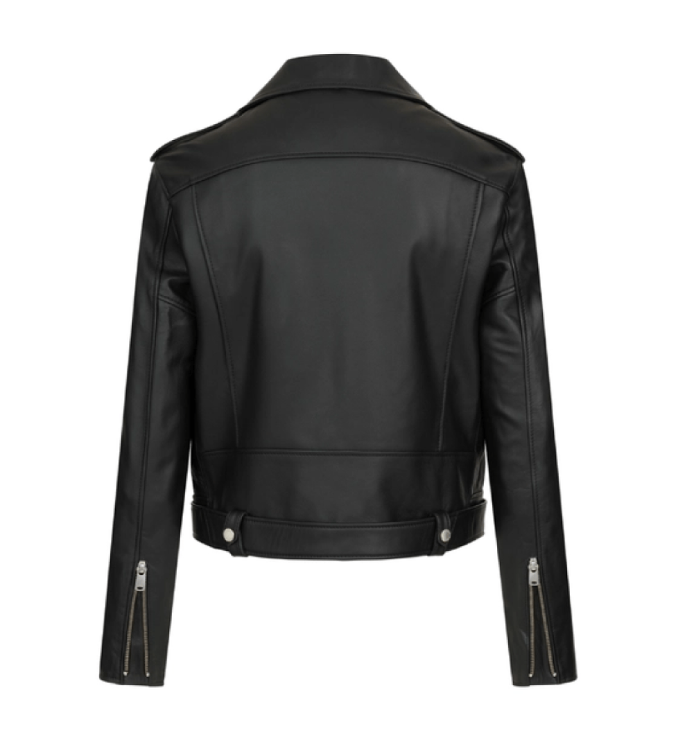 BAZHANE Classic leather jacket