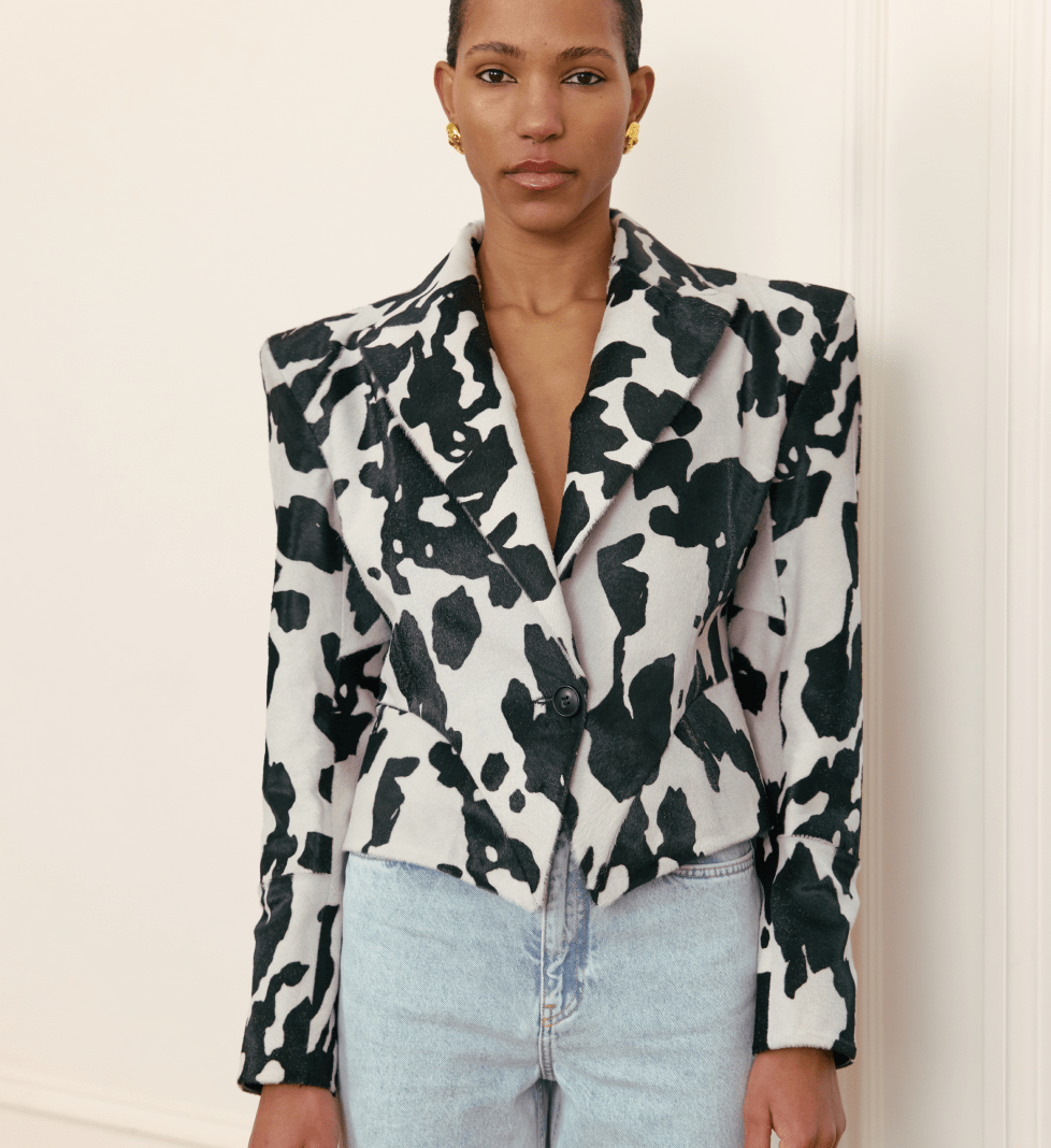BAZHANE Vaquero leather jacket