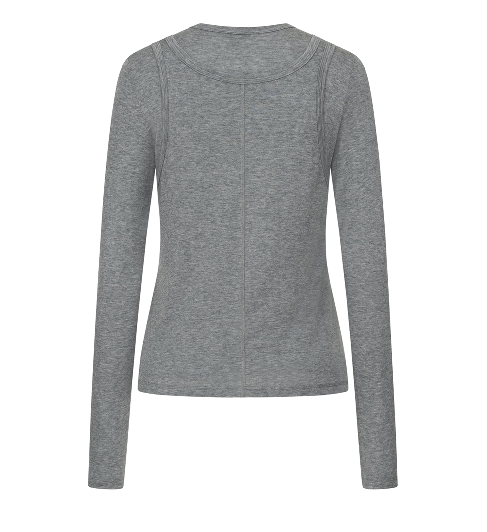 BAZHANE Long sleeve Double grey