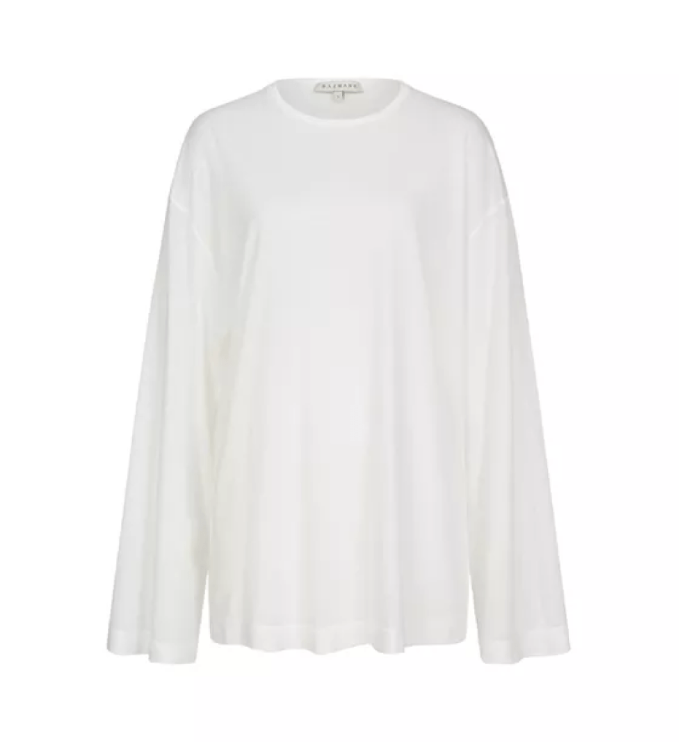 BAZHANE Long sleeve large translucent milk