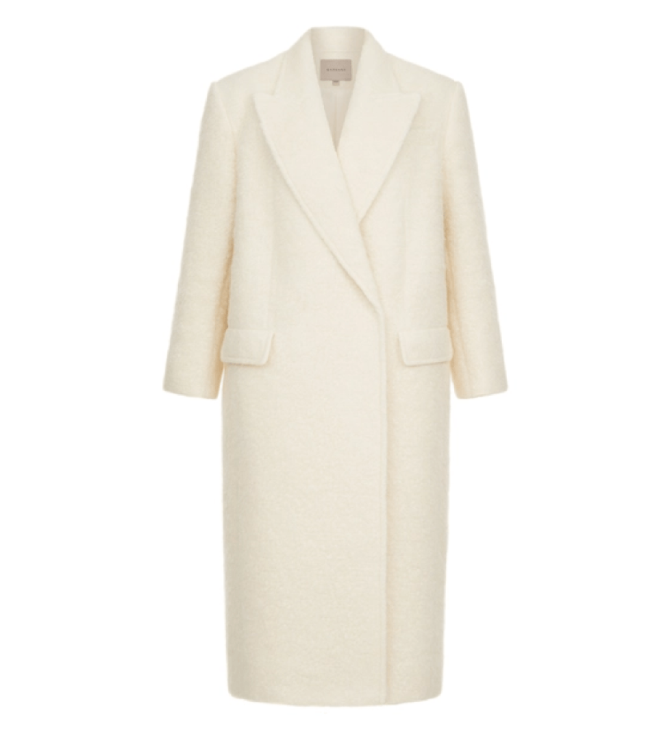 BAZHANE winter oversized coat made of alpaca milk