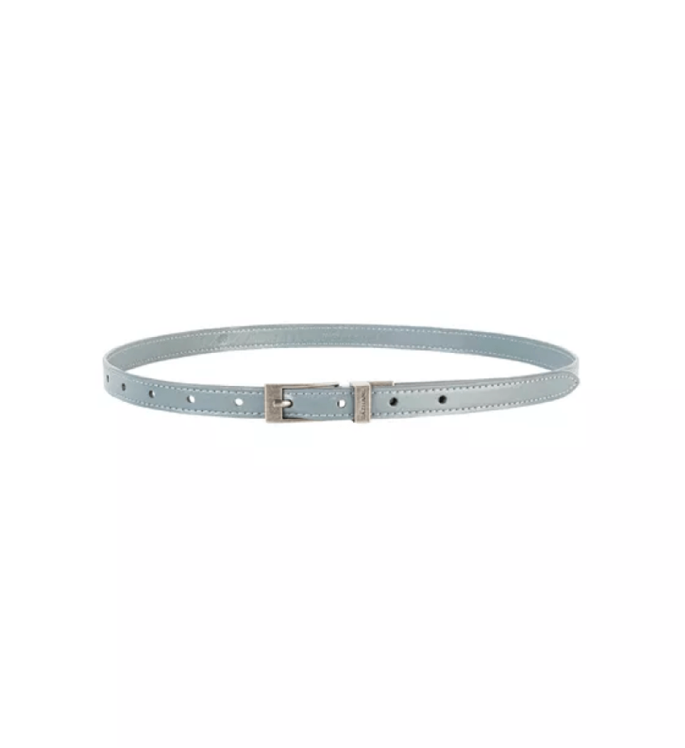 BAZHANE Leather Belt Grey