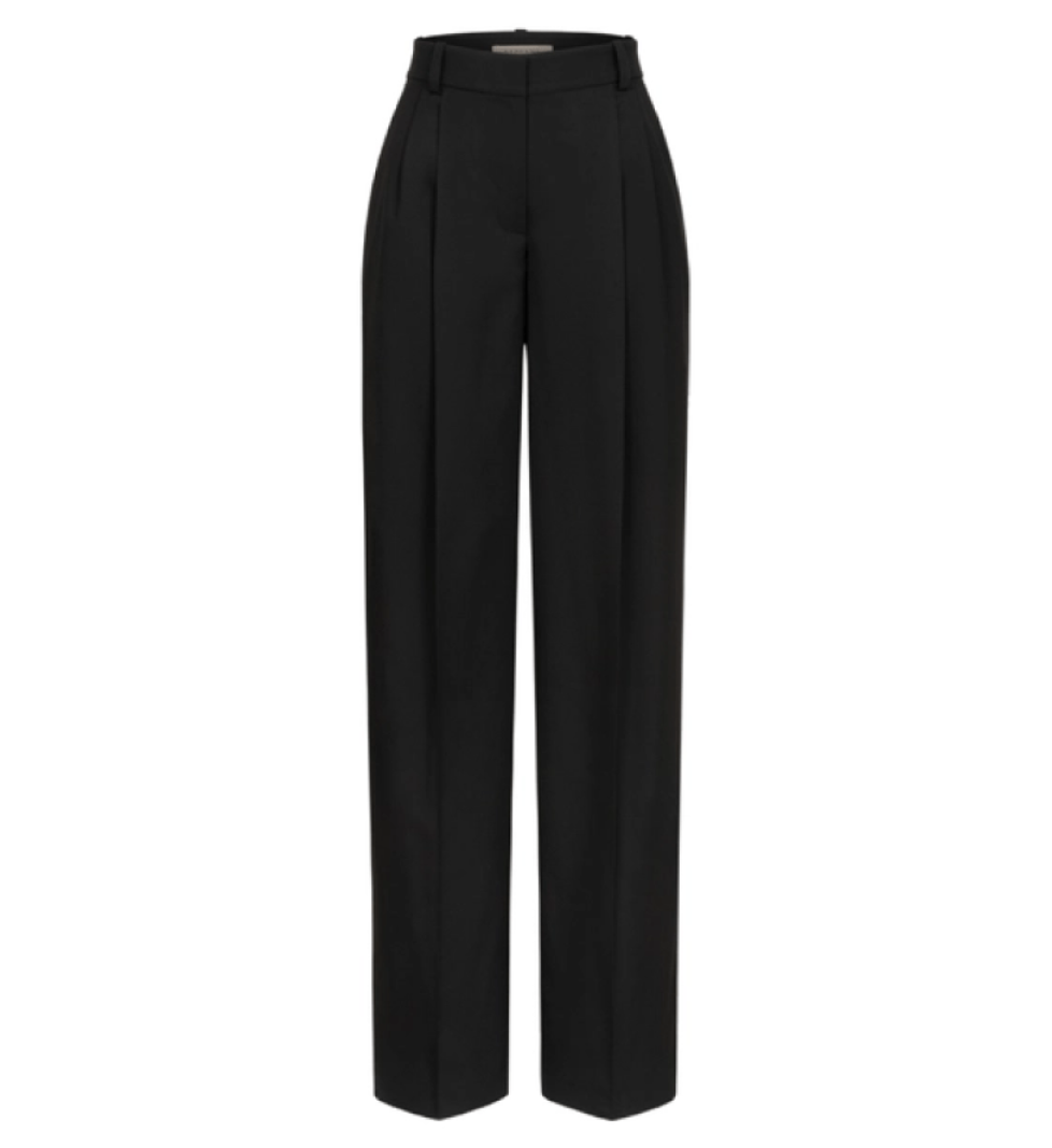 BAZHANE Pants relax on a medium fit black