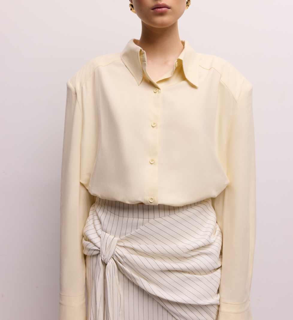 BAZHANE Stirdy shirt yellow